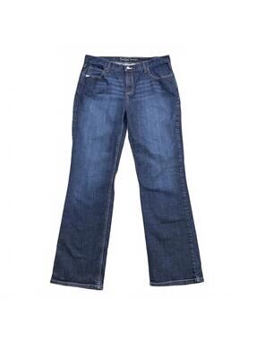 Vintage Cruel Girl Relaxed Bootcut Jeans Women's 15 Long Dark Denim Y2K